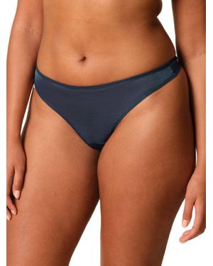 Gossard Glossies Thong - Blue