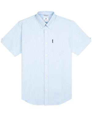 Ben Sherman Short Sleevee Shirt - Blue