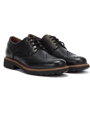 Clarks Batcombe Wing Shoes - Black