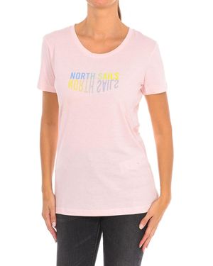 North Sails Short Sleeve T-Shirt 9024290 - Pink
