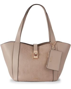 Carvela Kurt Geiger Regina Turnlock Tote Bag - Brown