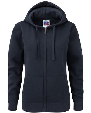 Russell Ladies Premium Authentic Zipped Hoodie (3-Layer Fabric) (French) - Blue