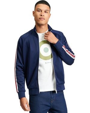 Ben Sherman House Taped Track Top (Dark) - Blue