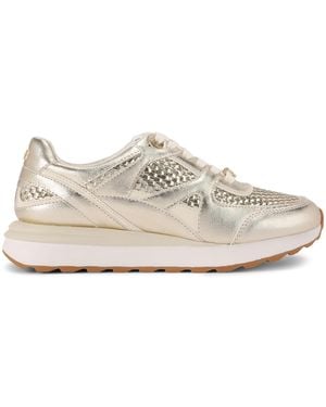 KG by Kurt Geiger Lyric Weave Trainers - Natural