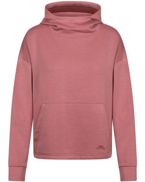 Trespass Ladies Grayling Active Hoodie (Light Mulberry) - Red