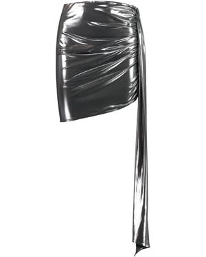 Magda Butrym Draped Sheath Skirt - Black