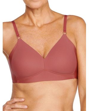 Naturana Moulded Padded Soft Cup Bra - Pink
