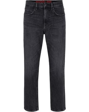 HUGO Five Pocket Design Straight Leg Jeans - Blue