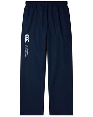 Canterbury Ladies Open Hem Training Jogging Bottoms - Blue