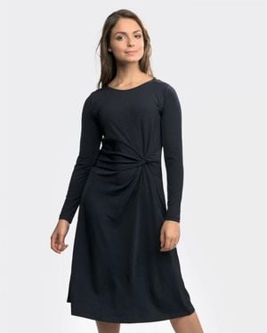 Great Plains FCUK Sorrel Side Knot Dress - Blue