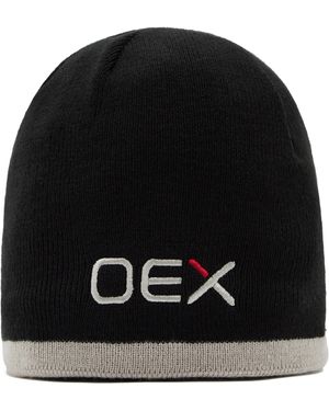 OEX Fleece Lines Beanie - Black