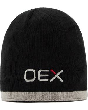 OEX Fleece Lines Beanie - Black