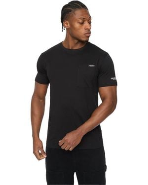 Crosshatch Portville Everyday T-Shirt Cotton - Black