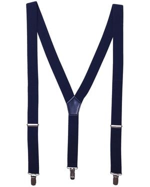 PREMIER Clip-On Trouser Braces - Blue