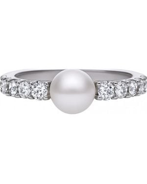 Diamonfire 6119431111170 Ladies Ring Sterling - White