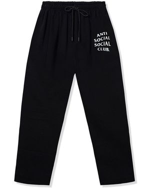 ANTI SOCIAL SOCIAL CLUB Anti Social Club Assc Mind Games Glitter Joggers - Black