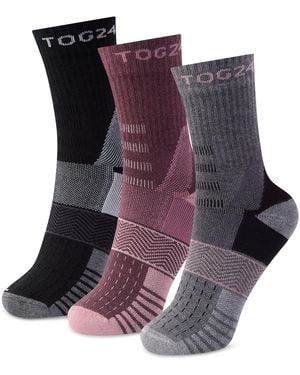 TOG24 Wels 3Pack Trek Socks - Purple