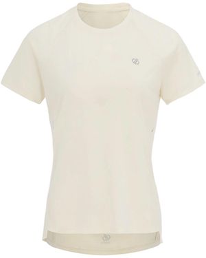Dare 2b Ladies Nimble T-Shirt (Almond Milk) - White