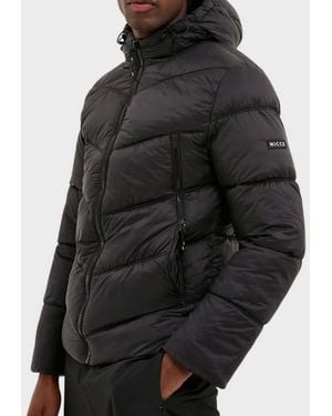 Nicce London Canyon Puffer Jacket - Black