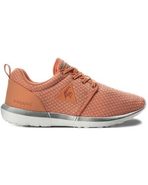 Le Coq Sportif Dynacomf Feminine Mesh Peach Trainers - Pink