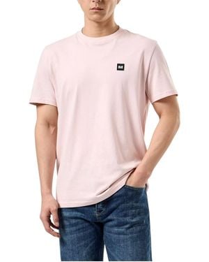 Weekend Offender T Shirts Crew Neck Short Sleeve Cannon Beach Summer Tee - Pink