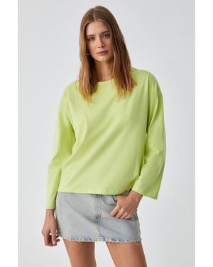 Grimelange Oversized Crew Neck T-Shirt - Green