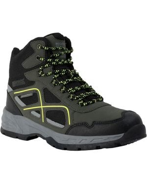Regatta Vendeavour Walking Boots (Dark/Lime Punch) - Black