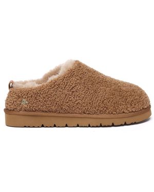 EverAu Australia Ever Au Snipe Plush Ankle Slippers - Brown