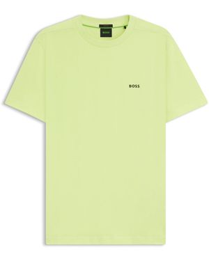 BOSS Logo T-Shirt, Design - Yellow