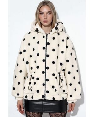 Hiccup Faux Fur Coat - White