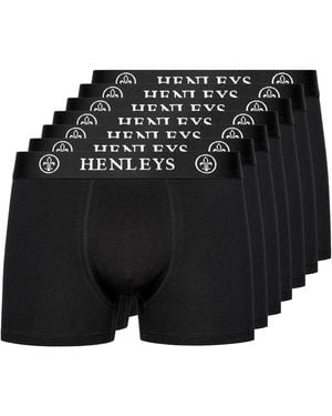 Henleys Mcblacken Boxer Shorts (Pack Of 7)