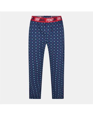 Original Penguin Jersey Pyjama Trousers - Blue
