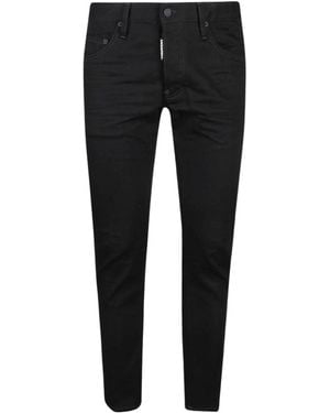 DSquared² Skater Jean Plain Jeans Material_Cotton - Black