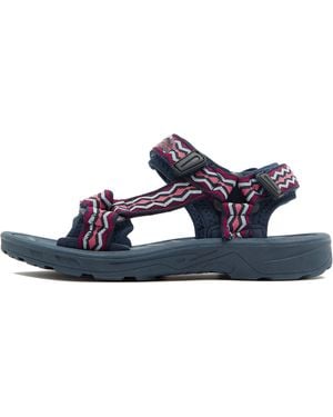 Peter Storm Beach Webbing Sandals With Quick Drying Lining & Textile Upper - Blue
