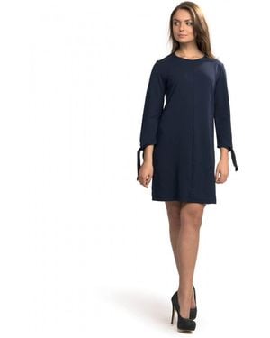 Great Plains FCUK Tania Tie Jersey Shift Dress - Blue
