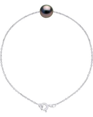 Ateliers Saint Germain Bracelet Real Cultured Tahiti Pearl Round 8-9 Mm - White