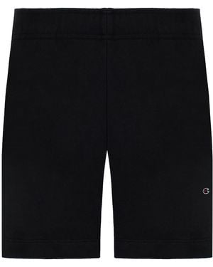 Champion Logo Shorts Cotton - Black