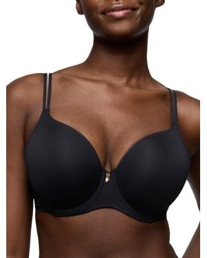 Primadonna Twist Side Padded Heartshape Bra Charcoal - Black