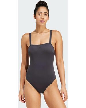 adidas Iconisea Padded U-Back Swimsuit - Blue