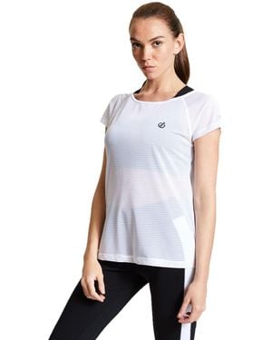 Dare 2b Defy Lightweight Wicking Short Sleeve T Shirt - White