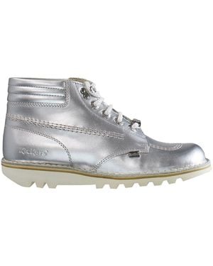 Kickers Throwback Enkellaarsjes - Grijs