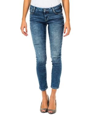 Met Long Jean Trousers With Narrow Cut Hems 10Db50282 - Blue