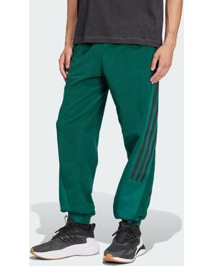 adidas Future Icons 3-Stripes Polar Fleece Trousers - Green