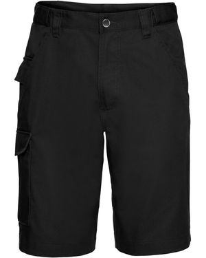Russell Twill Shorts - Black