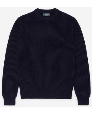 Oliver Sweeney Wool Blend Hunningham Jumper - Blue