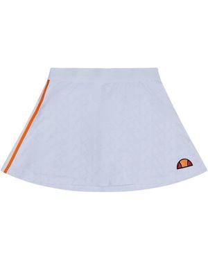 Ellesse Solid Patterned Mini Kynance Skort - Blue