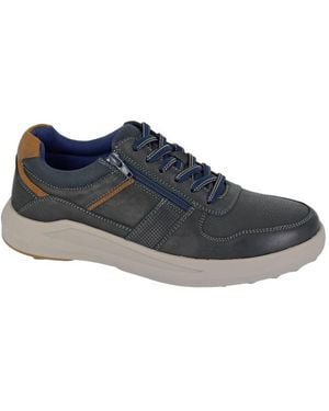 Route 21 Denver Memory Foam Trainers - Blue