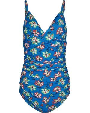 Weird Fish Ladies Penelope One Piece Swimsuit - Blue