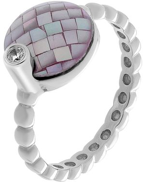Orphelia 925 Sterling Ring - Metallic