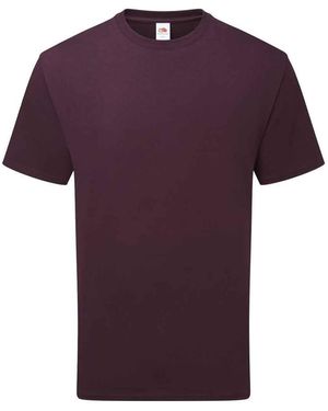 Fruit Of The Loom Adult Cotton T-Shirt (Dark Plum) - Purple